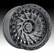 Black Rhino Shredder Matte Gunmetal Custom Truck Wheels